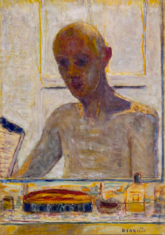 Autorretrato en el espejo, 1945, Pierre Bonnard