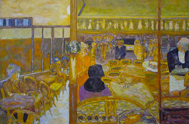 Le Café du Petit Poucet, 1928, Pierre Bonnard, Besançon, musée des Beaux Arts