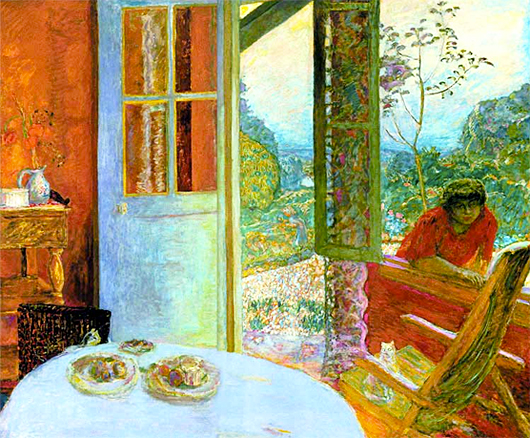 El comedor en el campo, 1913, Pierre Bonnard