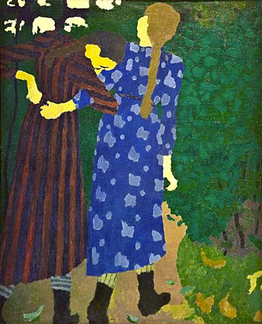 Fillettes se promenant, 1891, Edouard Vuillard