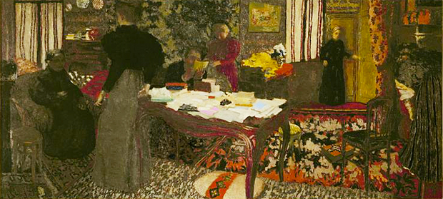 Intérieur aux six personnages,1897, Edouard Vuillard