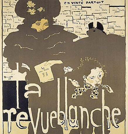 Affiche pour la Revue Blanche, 1894, Pierre Bonnard, lithographie en couleurs, Paris, Bibliothèque Nationale de France