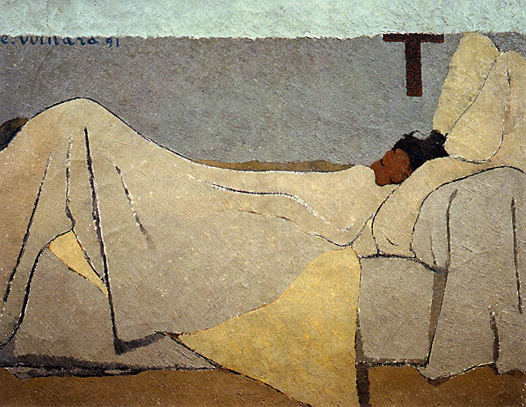 Au lit, 1891, Edouard Vuillard