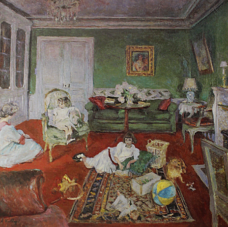 Madame Jean Trarieux et ses filles, 1912, Edouard Vuillard, Collection privée