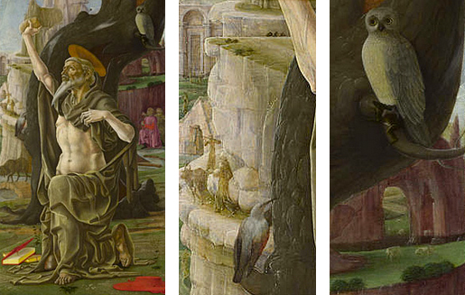 Saint Jérôme dans le désert, vers 1470, Cosmè Tura, Londres, National Gallery Saint Jérôme dans le désert, vers 1470, Cosmè Tura, Londres, National Gallery