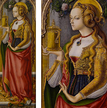 Sainte Marie Madeleine, vers 1487, Carlo Crivelli Sainte Marie Madeleine, vers 1487, Carlo Crivelli