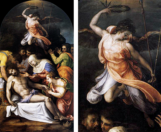 Lamentation sur le Christ mort, 1540, Francesco Salviati Lamentation sur le Christ mort, 1540, Francesco Salviati