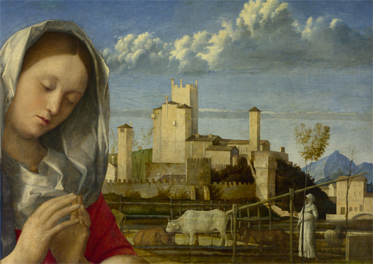 Madone des prés, vers 1505, Giovanni Bellini Madone des prés, vers 1505, Giovanni Bellini