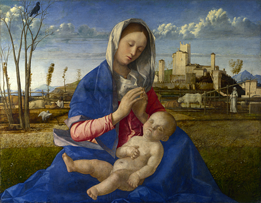 Madone des prés, vers 1505, Giovanni Bellini Madone des prés, vers 1505, Giovanni Bellini