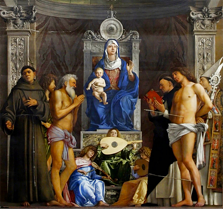 Retable de San Giobbe, vers 1487, Giovanni Bellini Retable de San Giobbe, vers 1487, Giovanni Bellini