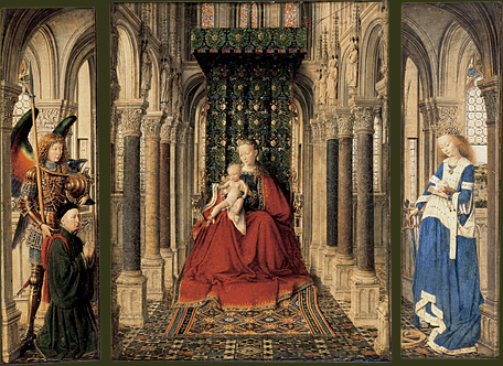 Triptyque de la Vierge (triptyque Giustiniani), 1437, Jan van Eyck Triptyque de la Vierge (triptyque Giustiniani), 1437, Jan van Eyck