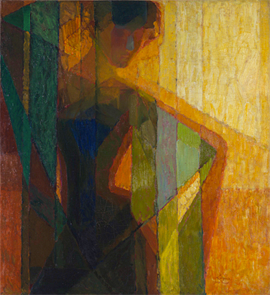 Kupka, Plans par couleurs (Femme dans les triangles), 1910-1911, Paris, Centre Pompidou