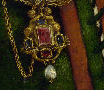 Lucrezia Valier en Lucrèce, bijou, vers 1533, Lorenzo Lotto Lucrezia Valier en Lucrèce, bijou, vers 1533, Lorenzo Lotto