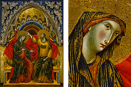 Le Couronnement de la Vierge, 1324, Paolo Veneziano Le Couronnement de la Vierge, 1324, Paolo Veneziano