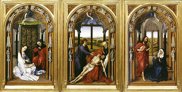 Triptyque Miraflores, vers 1435-1440, Rogier van der Weyden Triptyque Miraflores, vers 1435-1440, Rogier van der Weyden