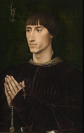 Retrato de Philippe de Croy, c. 1460, 
Rogier van der Weyden