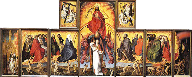 Retablo del Juicio Final, 1443-1445, Rogier van der Weyden Retablo del Juicio Final, 1443-1445, Rogier van der Weyden