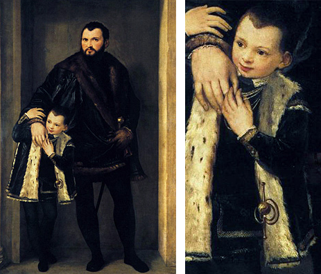 Iseppo da Porto avec son fils, 1551-1552, Véronèse 