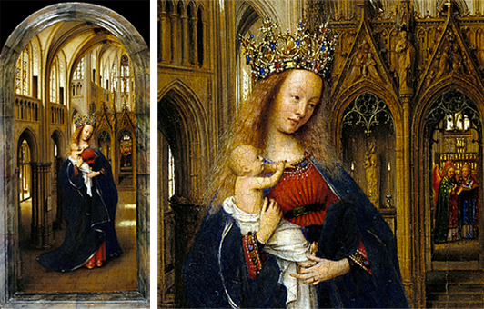 Vierge dans une église, Jan van Eyck Vierge dans une église, Jan van Eyck