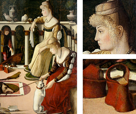 Deux dames vénitiennes, vers 1500, Vittore Carpaccio Deux dames vénitiennes, vers 1500, Vittore Carpaccio