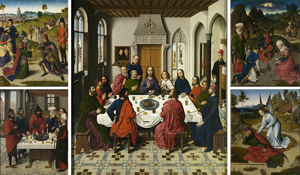 Retable du Saint Sacrement, 1464-1468, Dirck Bouts Retable du Saint Sacrement, 1464-1468, Dirck Bouts