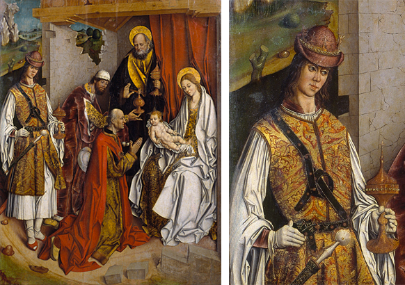 L'Adoration des Mages, 1480-1490, Fernando Gallego L'Adoration des Mages, 1480-1490, Fernando Gallego