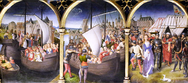 Châsse de sainte Ursule, 1489, Hans Memling Châsse de sainte Ursule, 1489, Hans Memling
