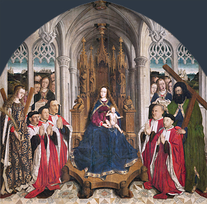 La Vierge des Conseillers,1445, LLuís Dalmau La Vierge des Conseillers,1445, LLuís Dalmau