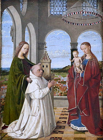 Madone d'Exeter, vers 1450, Petrus Christus Madone d'Exeter, vers 1450, Petrus Christus