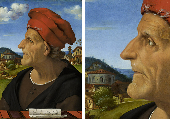 Portrait de Francesco Giamberti, c.1480, Piero di Cosimo Portrait de Francesco Giamberti, c.1480, Piero di Cosimo