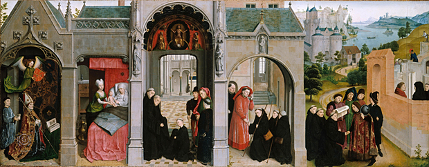 Retable de Saint Bertin, 1459, Simon Marmion Retable de Saint Bertin, 1459, Simon Marmion