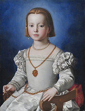 Portrait de Bia de Médicis, Agnolo Bronzino