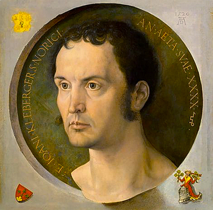 Portrait de Johannes Kleberger, 1526, Albrecht Dürer