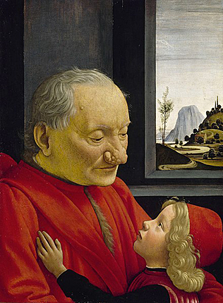 Portrait d’un vieillard et d’un jeune garçon, Domenico Ghirlandaio