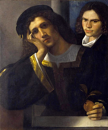Double portrait, vers 1502-1510, Giorgione
