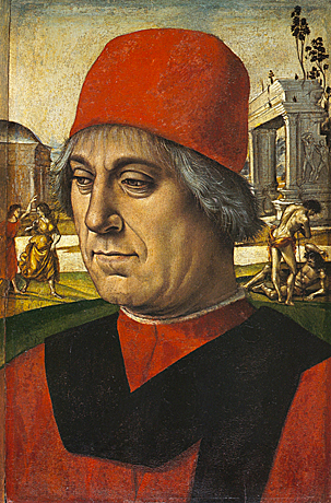 Luca Signorelli, Portrait d’un vieil homme, vers 1500, huile sur bois, 50 x 32 cm, Berlin, Staatliche Museen