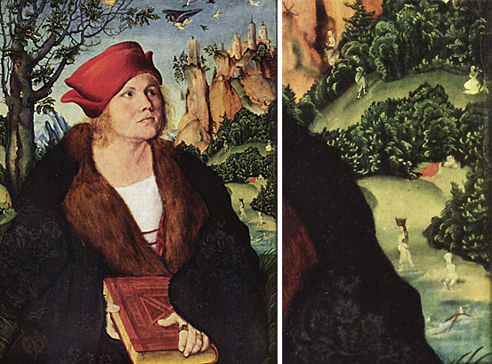 Retrato de Johannes Cuspinian, Lucas Cranach