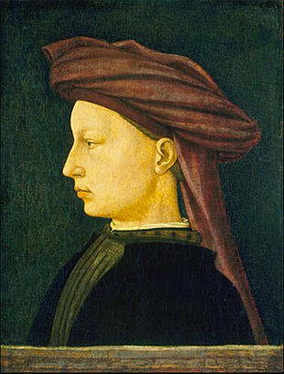 Retrato de un hombre, 1424-1425, Masaccio
