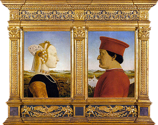 Díptico de Urbino, 1465, Piero della Francesca