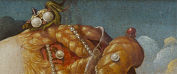 Simonetta Vespucci, coiffure, Piero di Cosimo