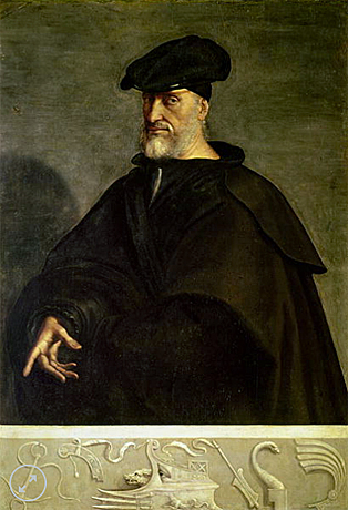 Portrait d’Andrea Doria, 1526, Sebastiano del Piombo