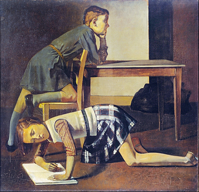 Les Enfants Blanchard, 1937, Balthus, Paris, Musée national Picasso