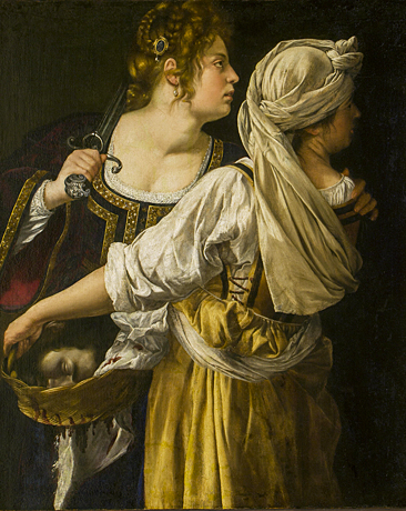 Judith y su doncella, 1618-1619, Artemisia Gentileschi, Florencia, Palacio Pitti
