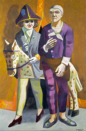 Double portrait. Carnaval, 1925, Max Beckmann, Madrid, Musée Thyssen-Bornemisza
