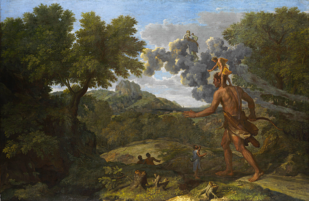 Paysage avec Diane et Orion, 1658, toile, 119x183 cm., Nicolas Poussin