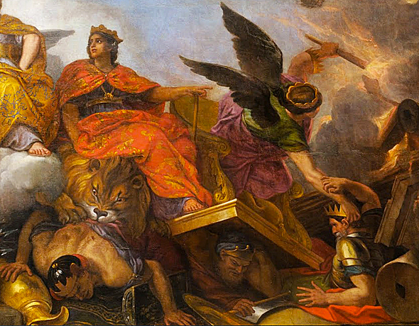 El rey gobierna por sí mismo, 1681, Charles Le Brun