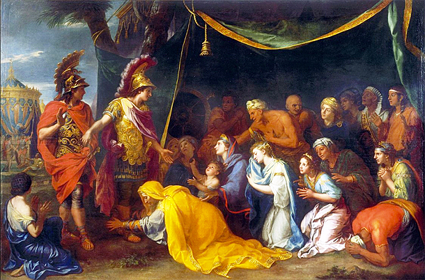 Las Reinas de Persia a los pies de Alejandro, 1660-1661, Nicolas Le Brun