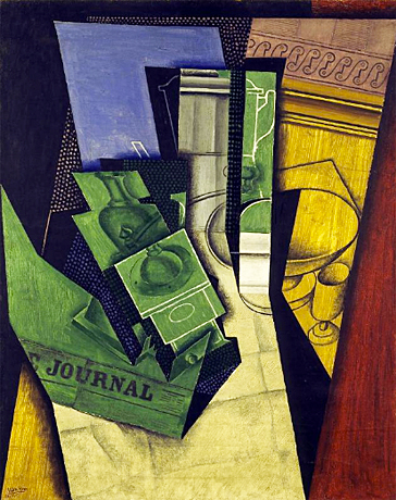 Le Petit déjeuner, 1914, Juan Gris, Paris, Centre Pompidou