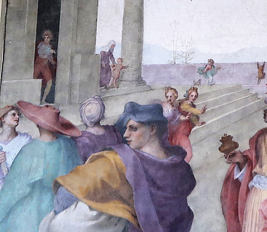 El Viaje de los Magos, 1511, Andrea del Sarto, detalle