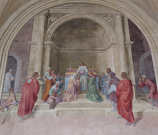 El Milagro de las reliquias, c. 1510, Andrea del Sarto